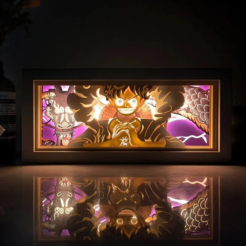 Dragon Ball Z Paper-Cut Night Light: Illuminate Your World