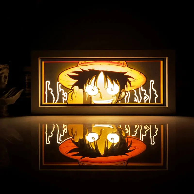 Dragon Ball Z Paper-Cut Night Light: Illuminate Your World