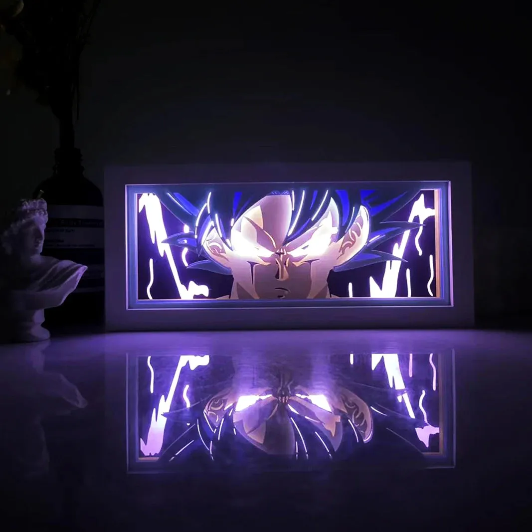 Dragon Ball Z Paper-Cut Night Light: Illuminate Your World