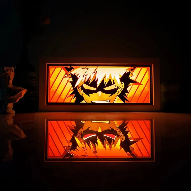 Dragon Ball Z Paper-Cut Night Light: Illuminate Your World