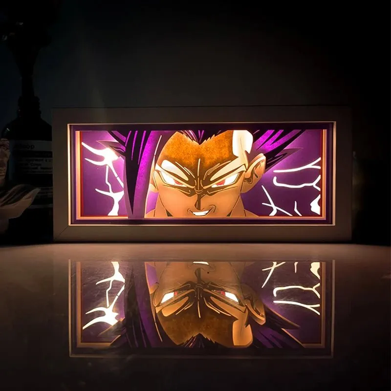Dragon Ball Z Paper-Cut Night Light: Illuminate Your World