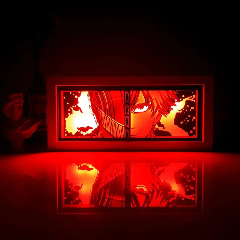 Dragon Ball Z Paper-Cut Night Light: Illuminate Your World