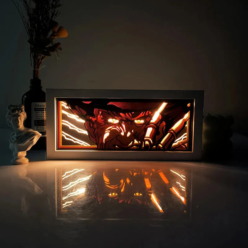 Dragon Ball Z Paper-Cut Night Light: Illuminate Your World