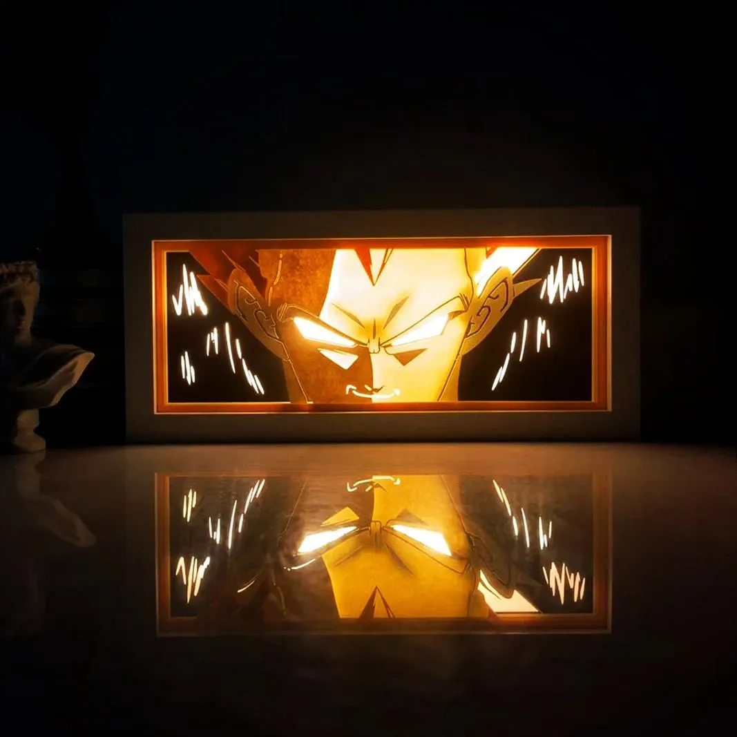 Dragon Ball Z Paper-Cut Night Light: Illuminate Your World