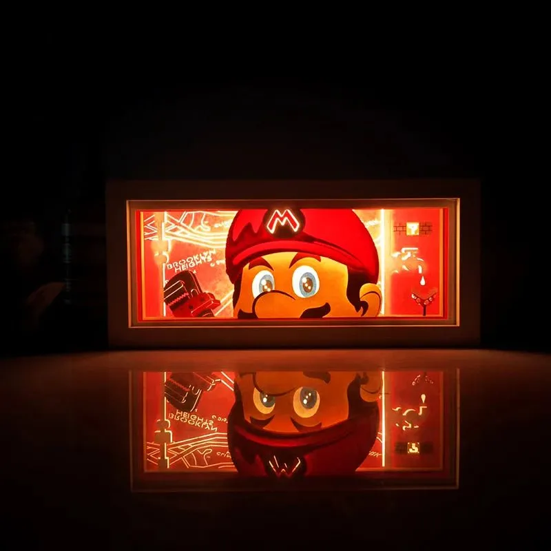 Dragon Ball Z Paper-Cut Night Light: Illuminate Your World