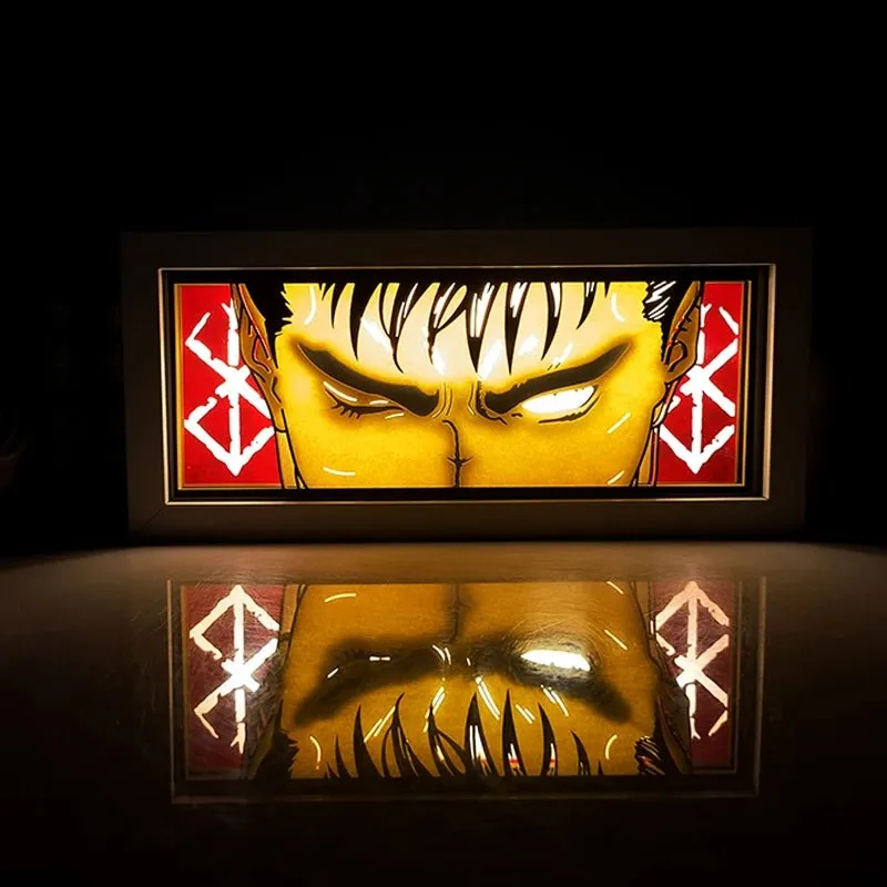 Dragon Ball Z Paper-Cut Night Light: Illuminate Your World