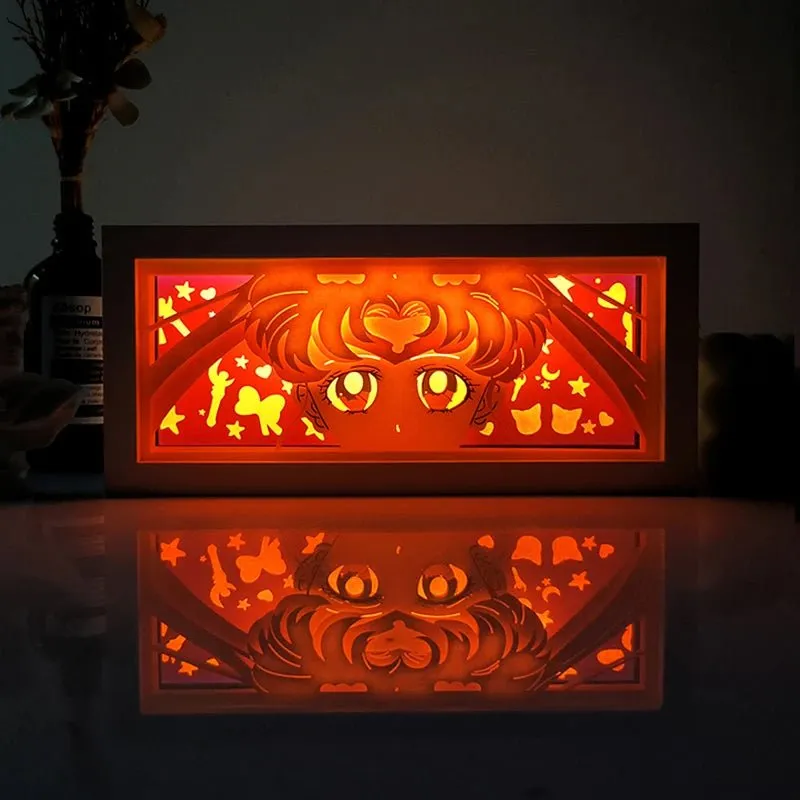 Dragon Ball Z Paper-Cut Night Light: Illuminate Your World
