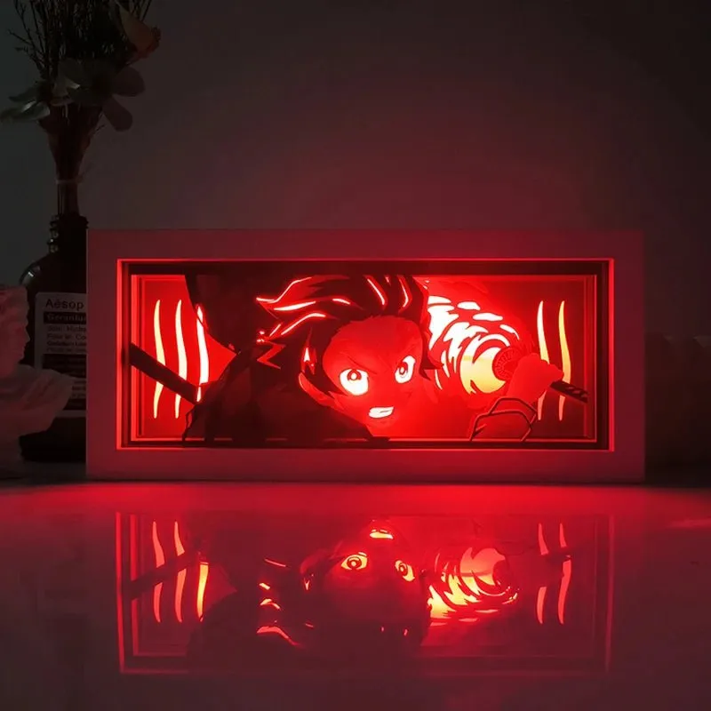 Dragon Ball Z Paper-Cut Night Light: Illuminate Your World