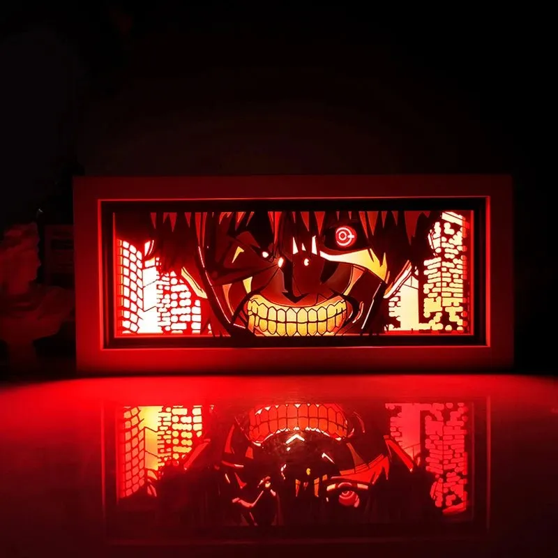Dragon Ball Z Paper-Cut Night Light: Illuminate Your World