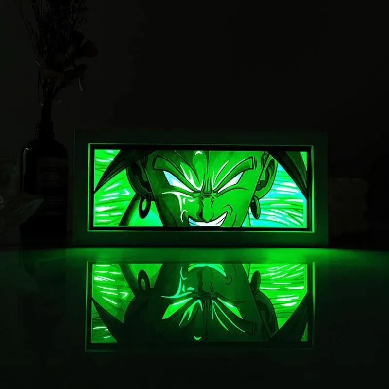 Dragon Ball Z Paper-Cut Night Light: Illuminate Your World