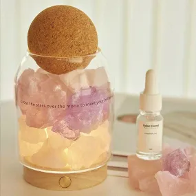Enchanting Crystal Aromatherapy Diffuser Nightlight