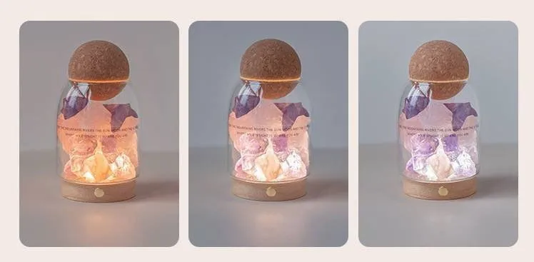 Enchanting Crystal Aromatherapy Diffuser Nightlight