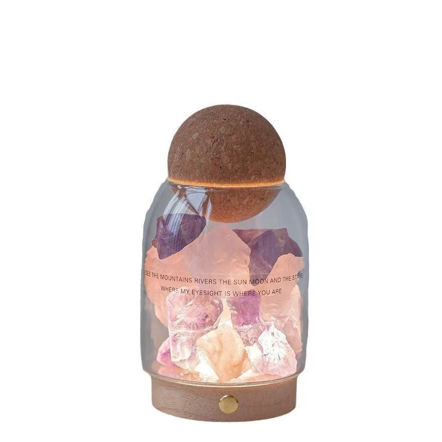 Enchanting Crystal Aromatherapy Diffuser Nightlight