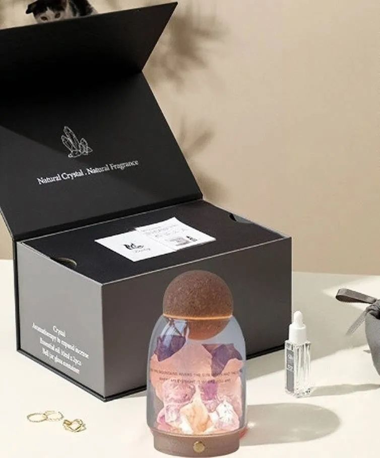 Enchanting Crystal Aromatherapy Diffuser Nightlight
