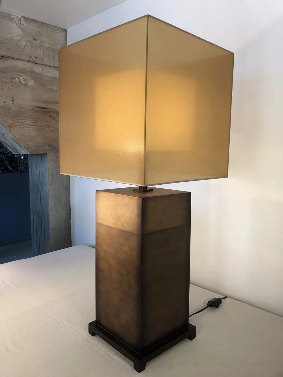 Fine Art Designs - Table Lamp, Contemporary, Aged Brass Finish