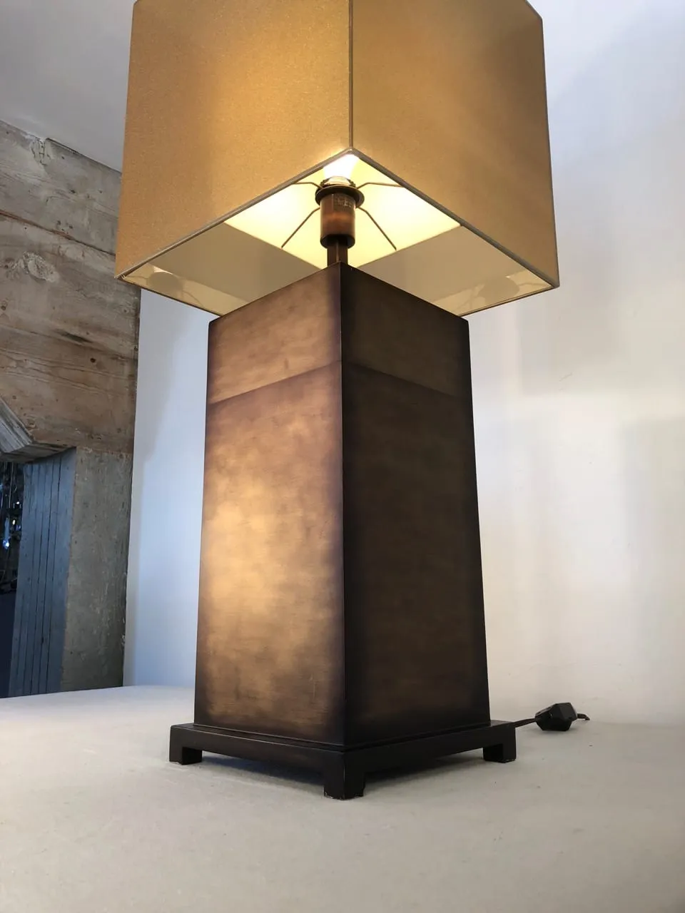 Fine Art Designs - Table Lamp, Contemporary, Aged Brass Finish