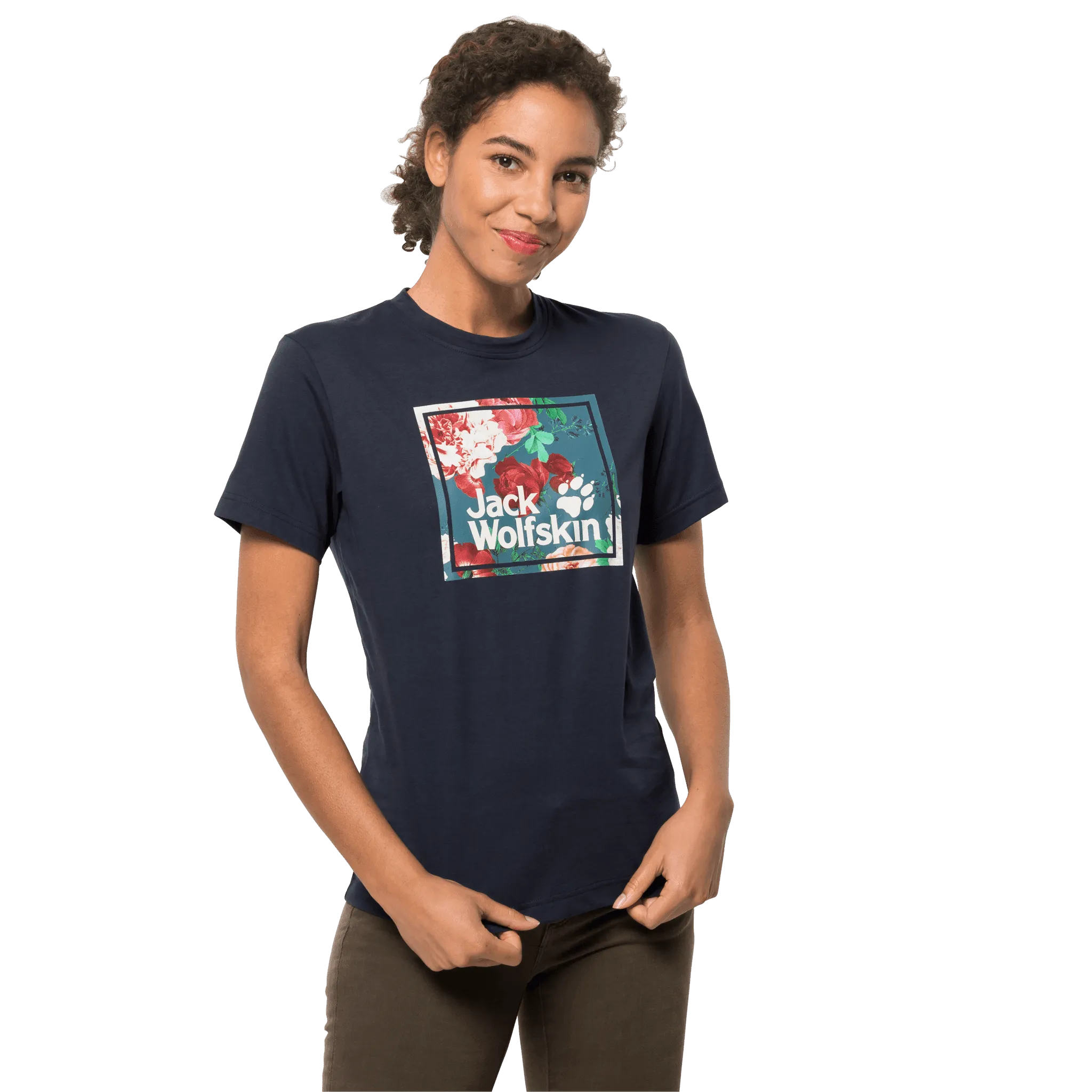 FLOWER LOGO TEE W