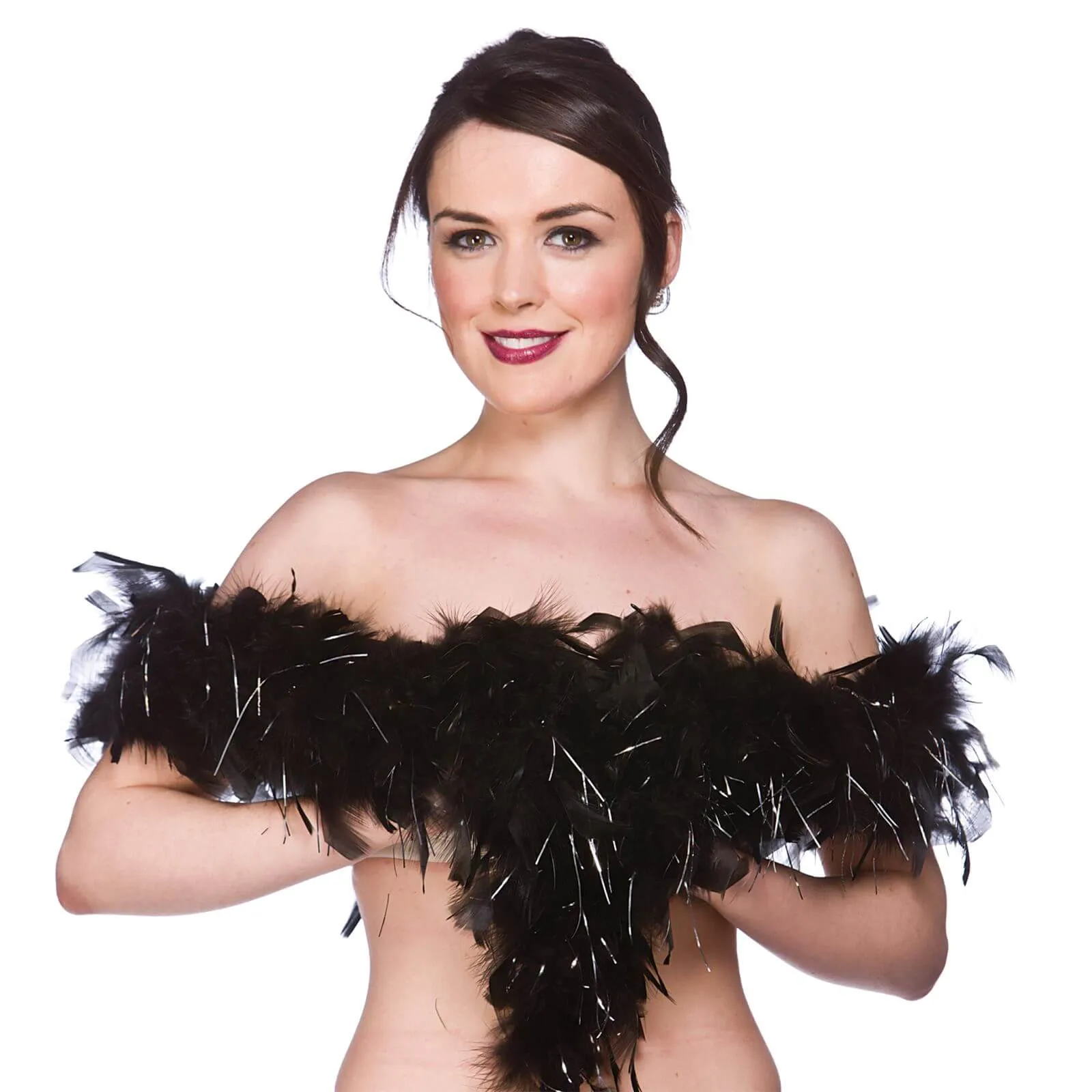Fluffy Feather Boa Flapper Dance Burlesque Hen Night 1.7m