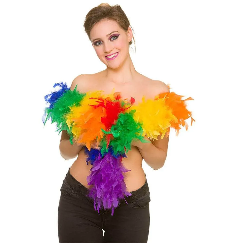 Fluffy Feather Boa Flapper Dance Burlesque Hen Night 1.7m