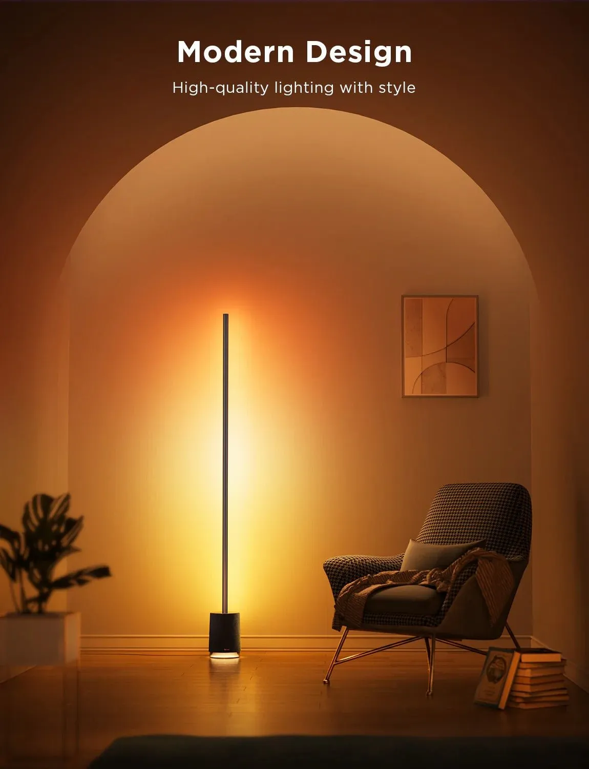 Govee RGBICWW Floor Lamp Pro Black