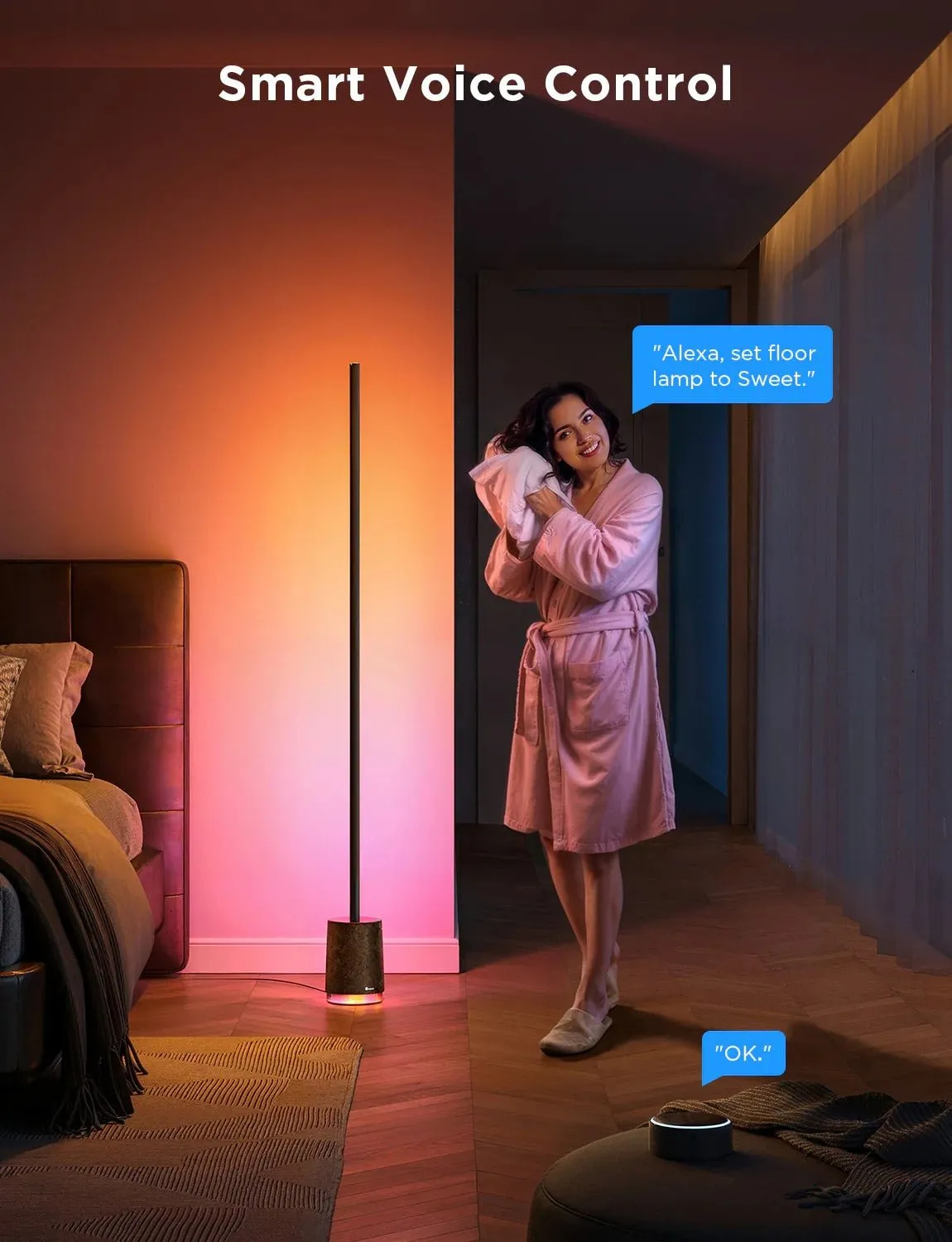 Govee RGBICWW Floor Lamp Pro Black
