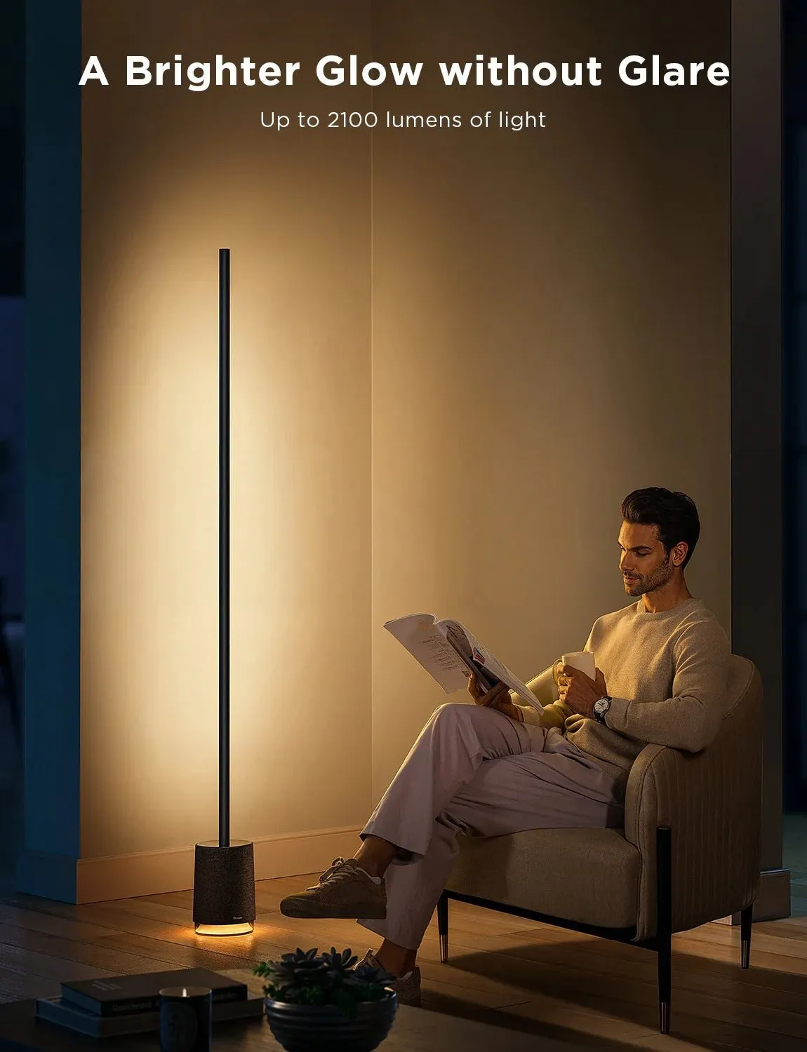 Govee RGBICWW Floor Lamp Pro Black