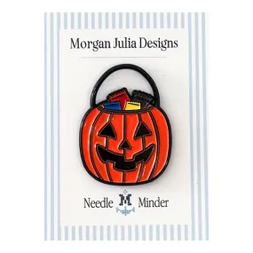 Halloween Pumpkin Basket Needle Minder