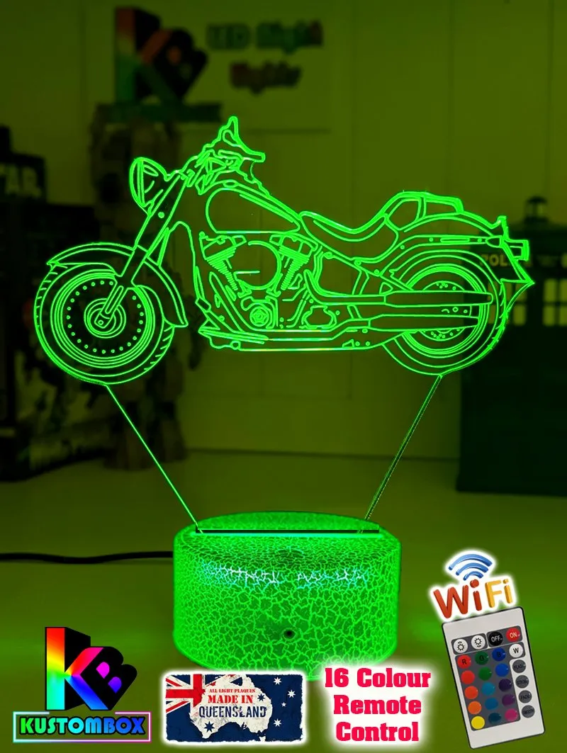 Harley Davidson Motor Cycle Bike 3D LED Night Light Lamp
