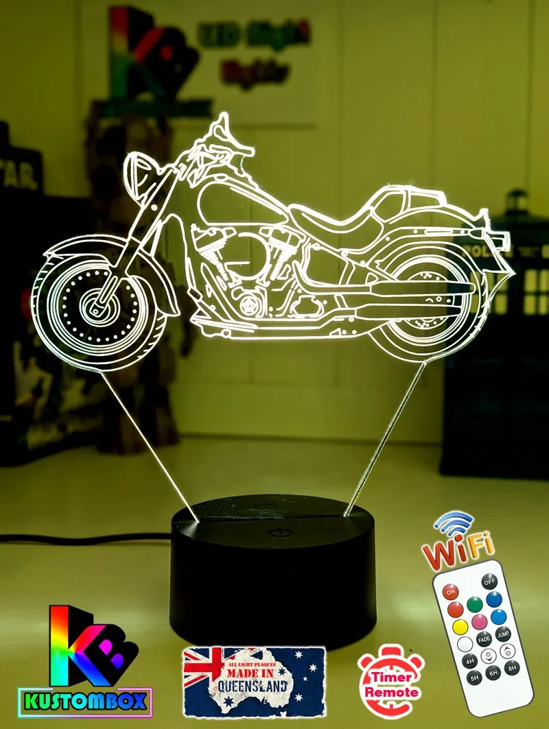 Harley Davidson Motor Cycle Bike 3D LED Night Light Lamp