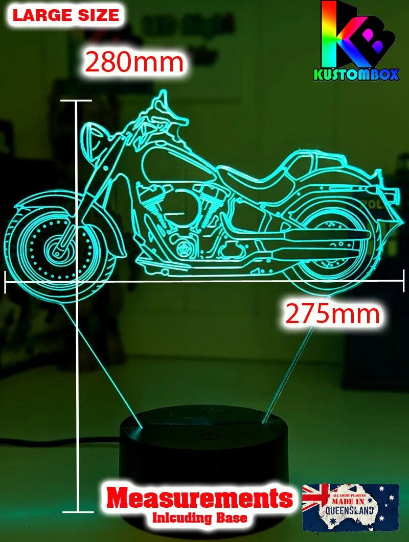 Harley Davidson Motor Cycle Bike 3D LED Night Light Lamp