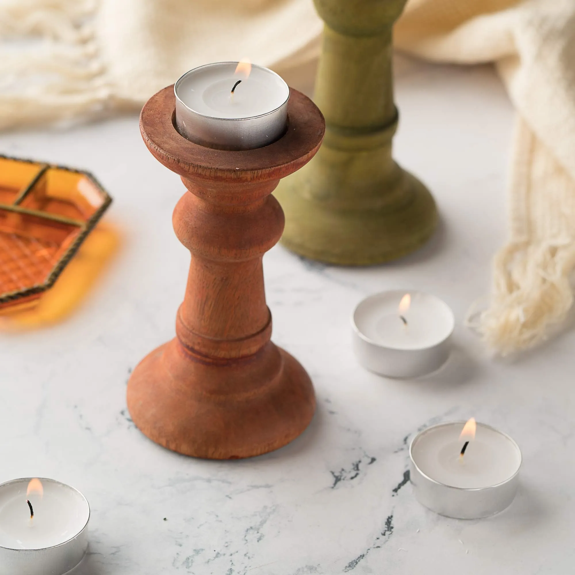 Home Lights Paraffin Wax Unscented European Smokeless Tealight Candles - 4 Hours (White) - 400 Pack