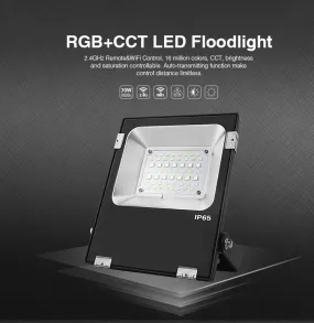 IP65 2.4G RF Wireless Control 20W Smart RGB CCT LED Flood Light