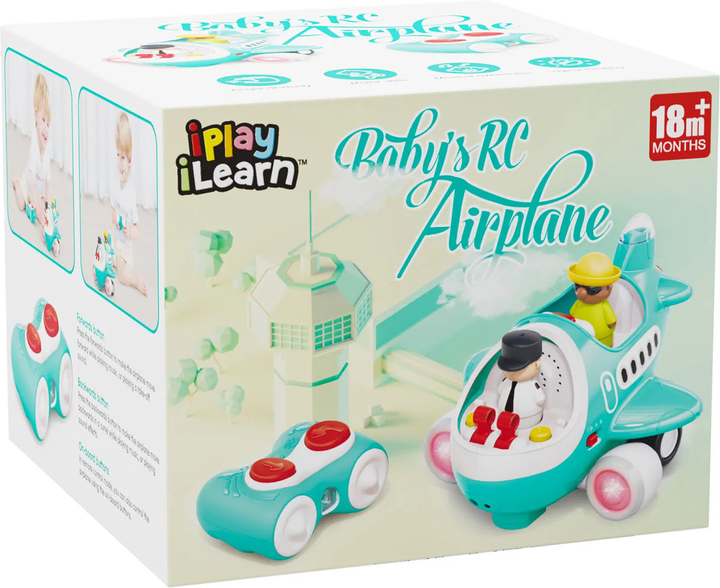iPlay iLearn™ Baby's RC Airplane