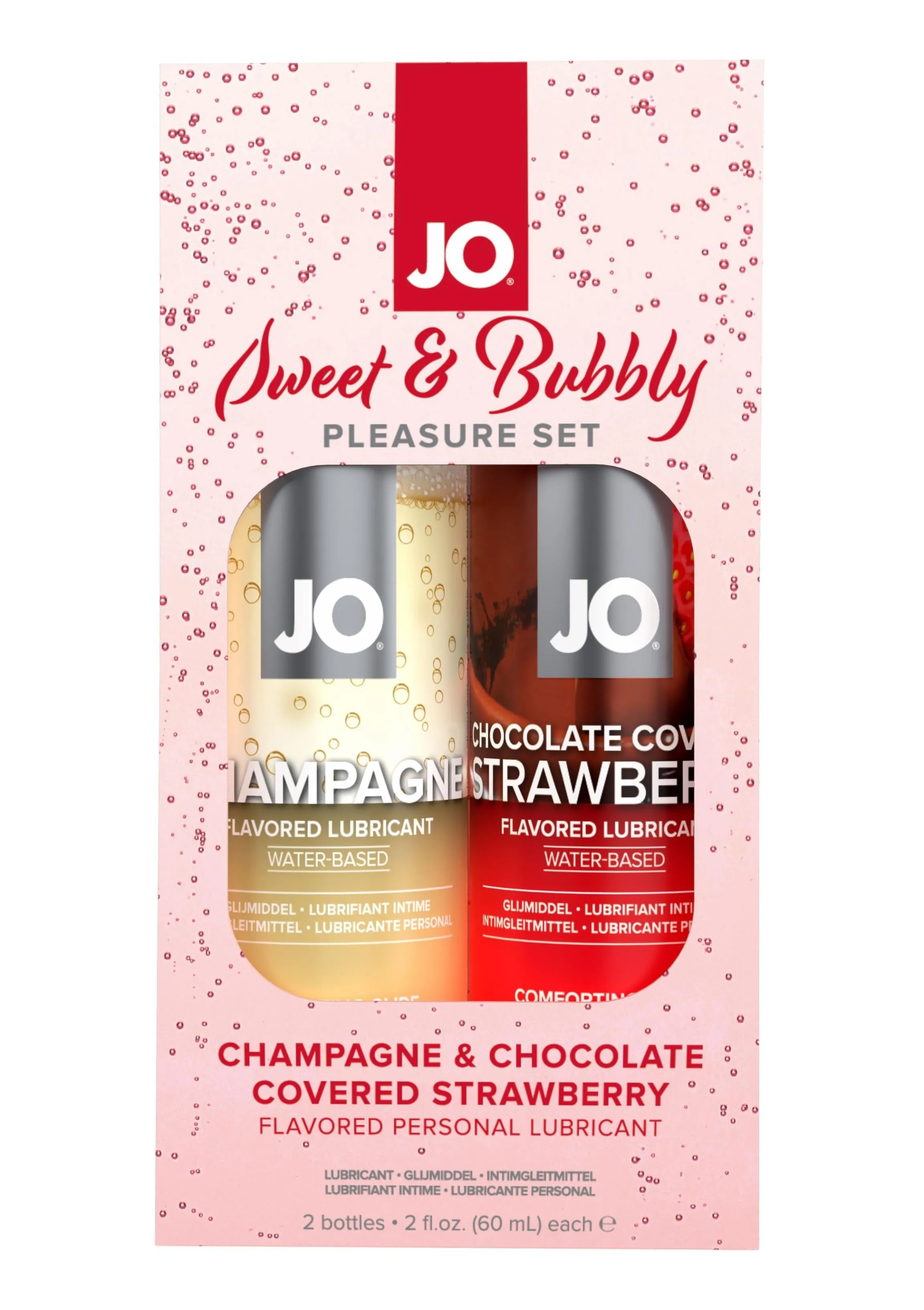 Jo Sweet & Bubbly Pleasure Set Champagne-chocolate Strawberry