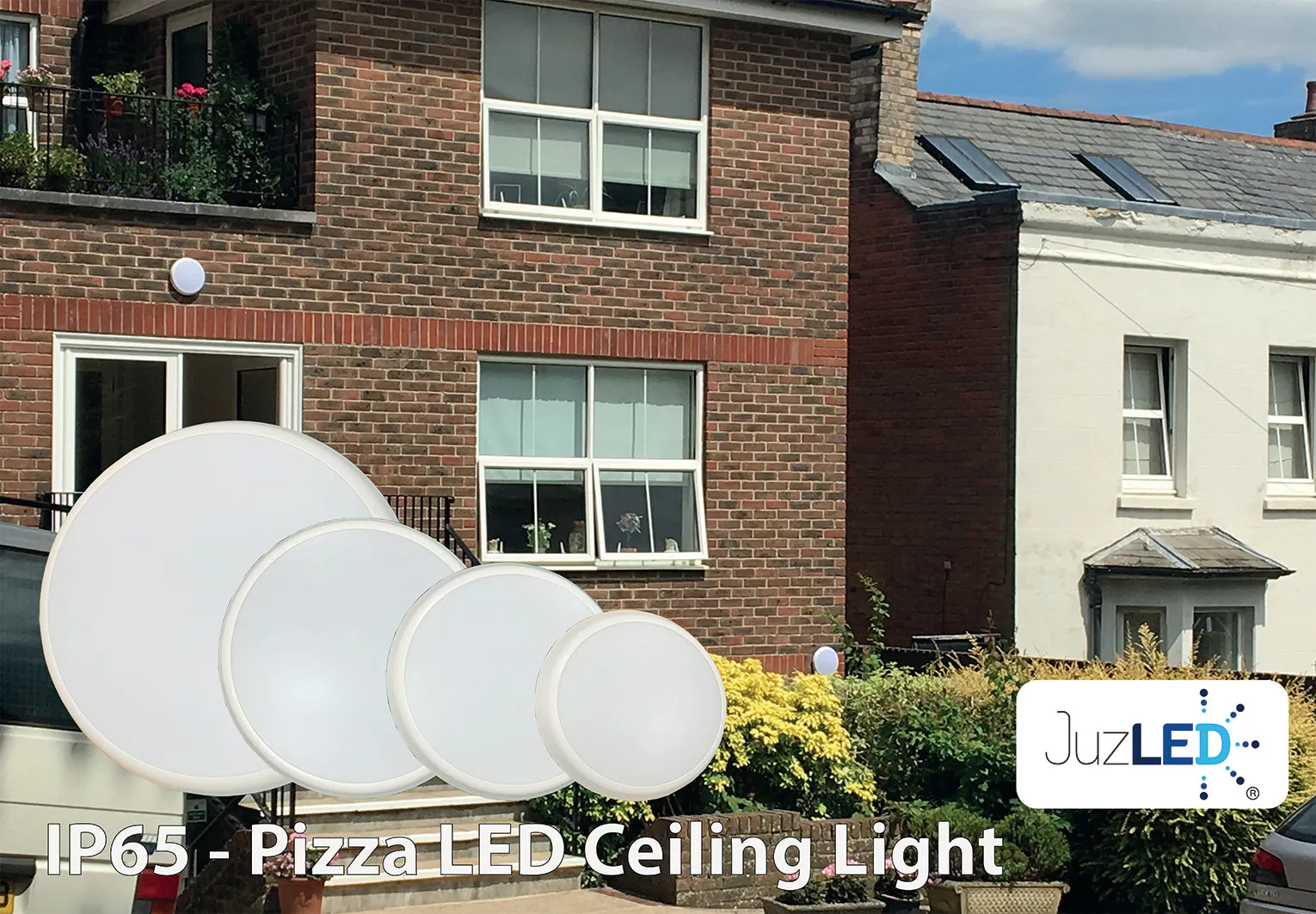 JustLED - IP54 LED Emergency & Sensor Ceiling Light