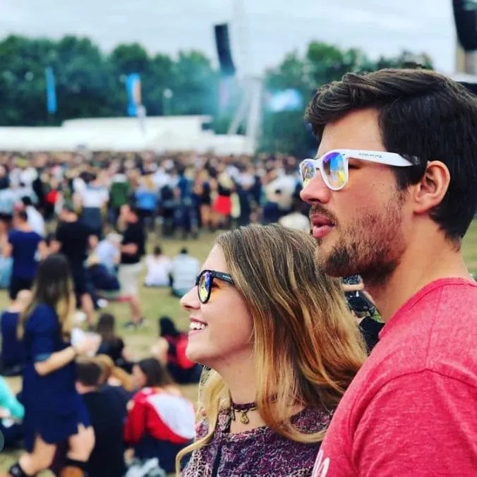 Kaleidoscope Glasses - Mirage (White)