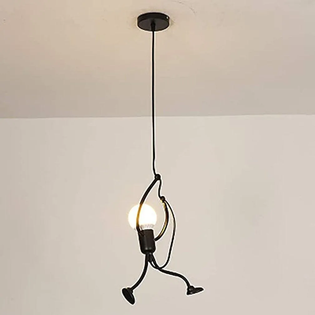LED Metal Man Pendant Light