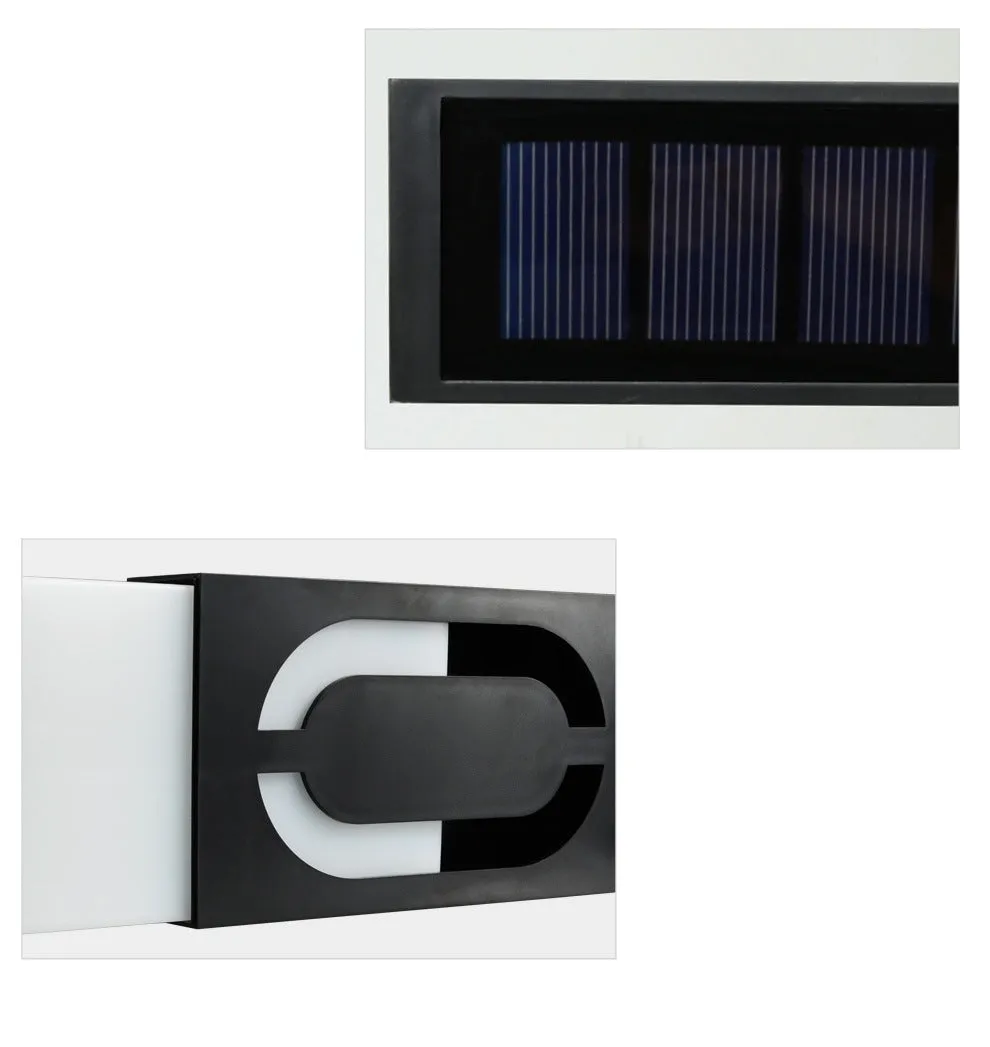 LED Outdoor Solar House Number Light Sign 6