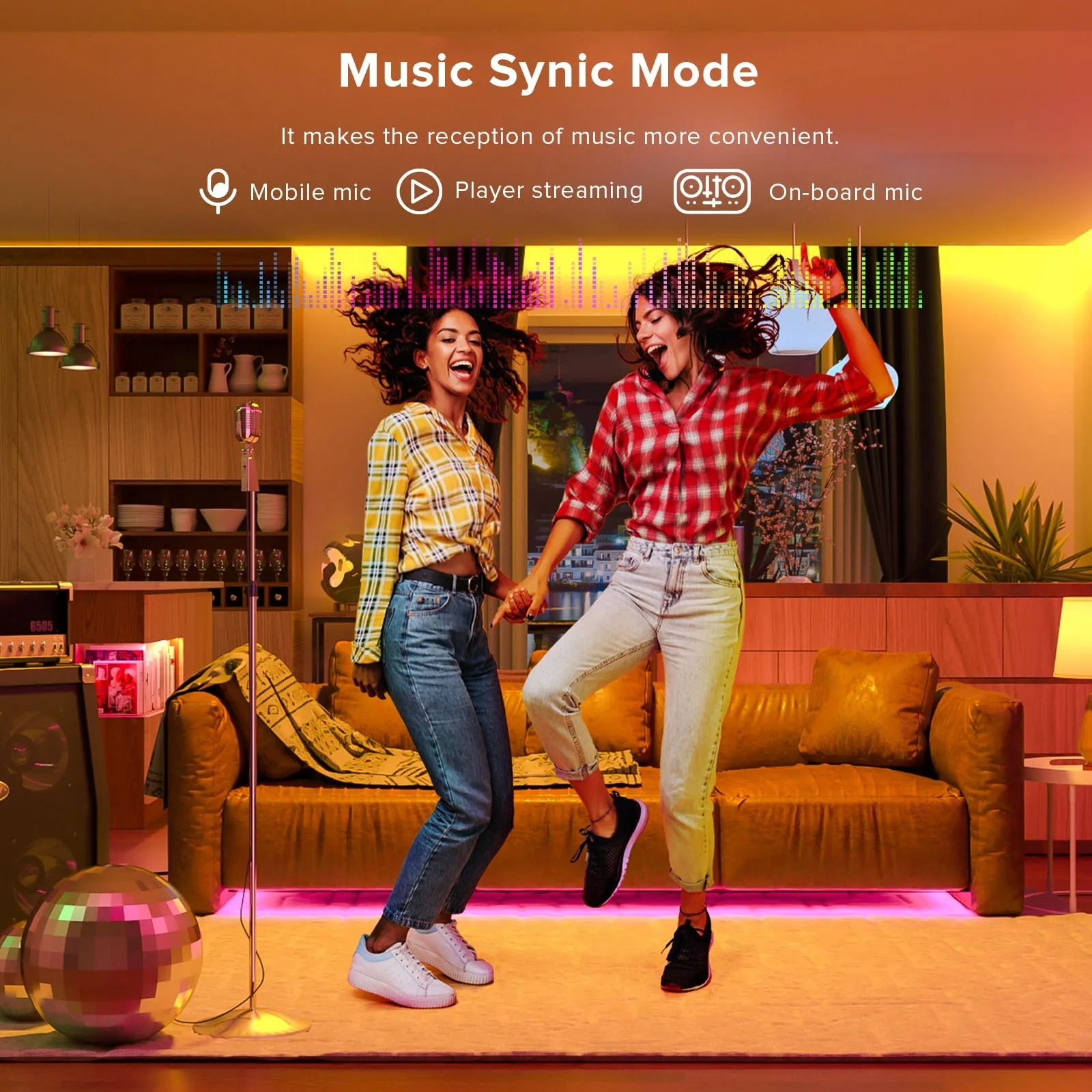 LED Strip Light BT Music APP Control WS2811 RGB IC Flexible Led Light Strip for Room TV Bedroom Party Kitchen 10M 20M