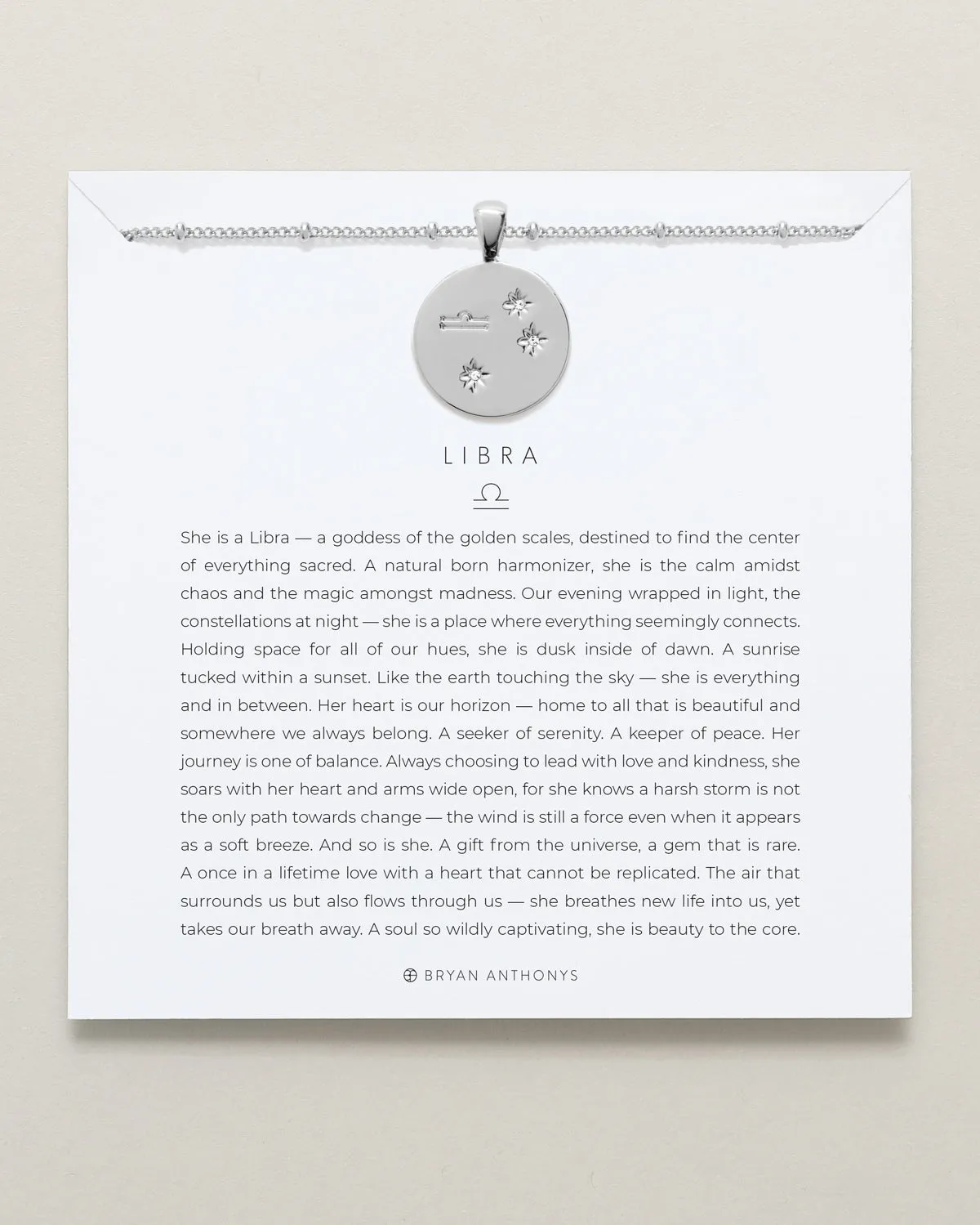 Libra — Zodiac Necklace