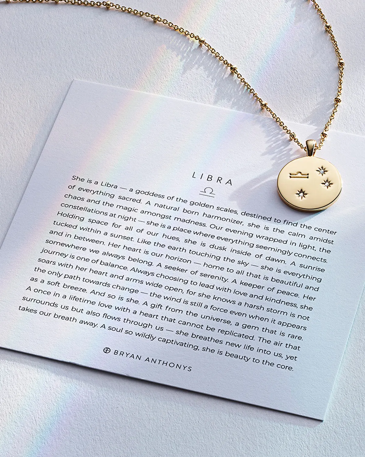 Libra — Zodiac Necklace