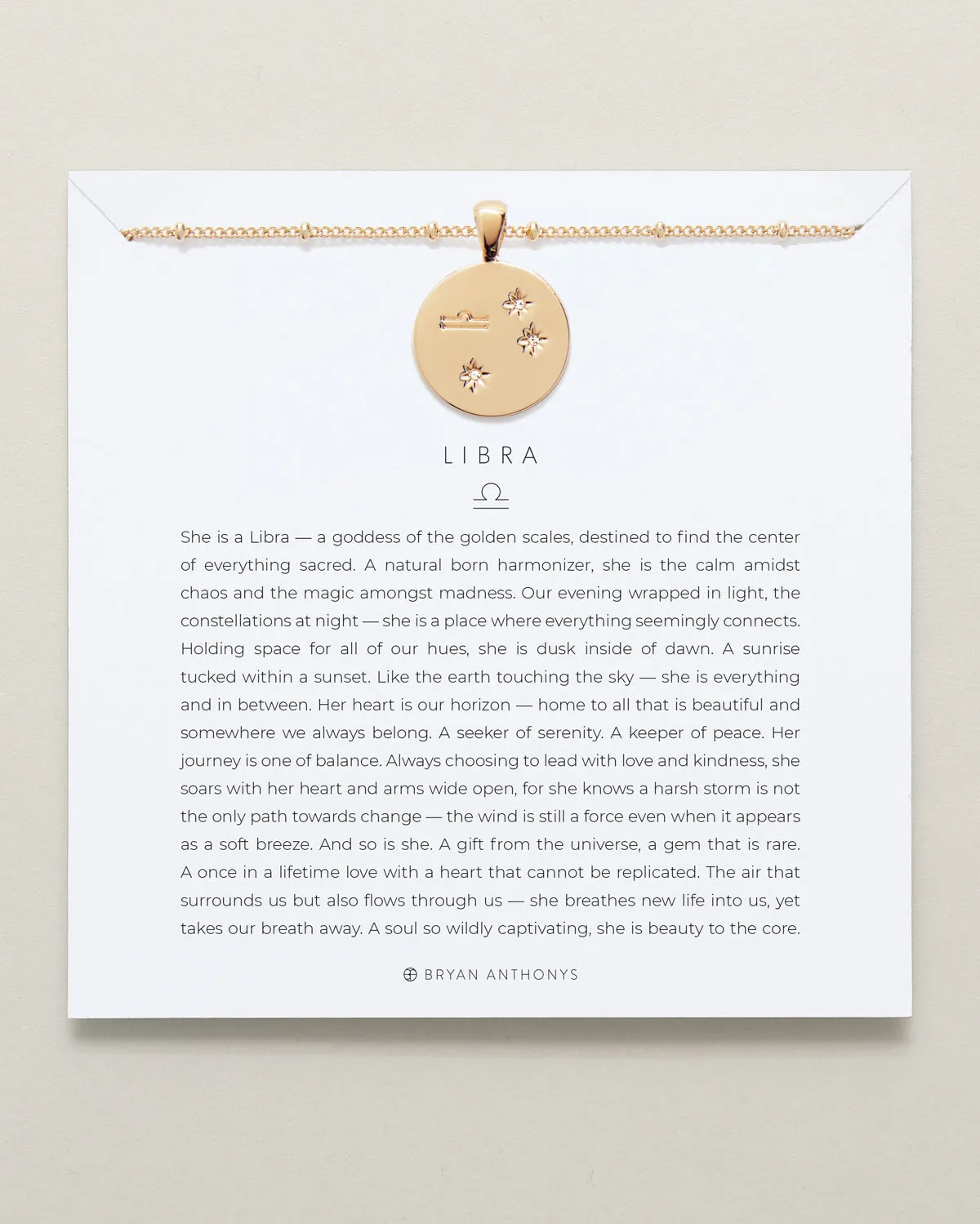 Libra — Zodiac Necklace