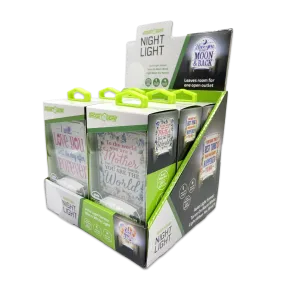 Light Sensor Night Light AC Wall - 6 Pieces Per Retail Ready Display 25122