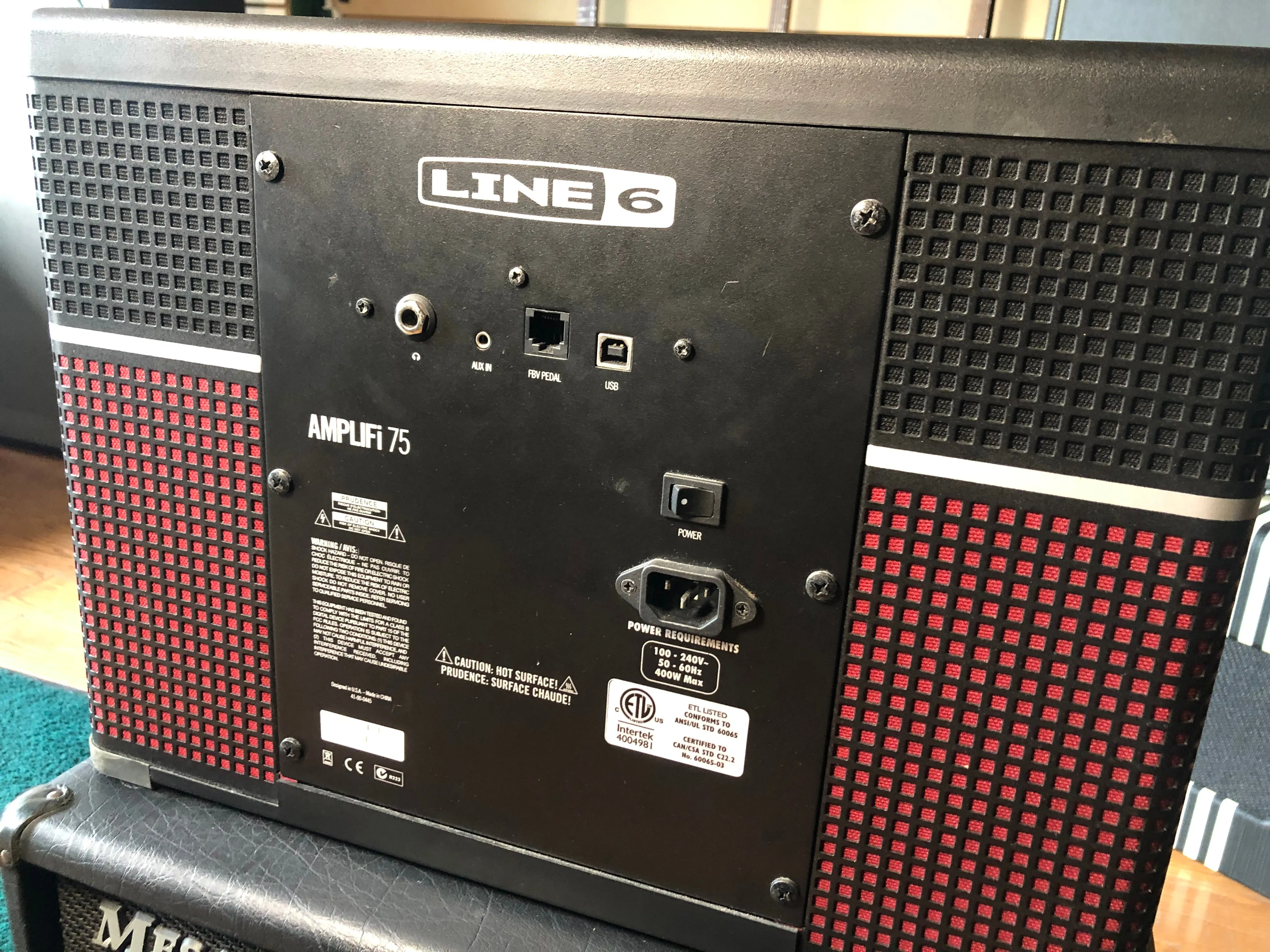 Line 6 Amplifi 75 Guitar Combo/Bluetooth Speaker   FBV Footswitch Used