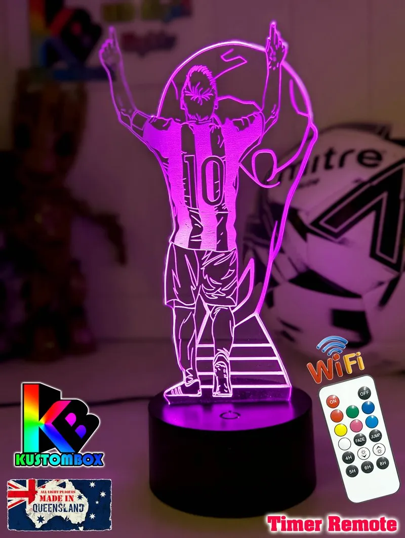 Lionel Messi Footballer Player World Cup 3D LED Night Light