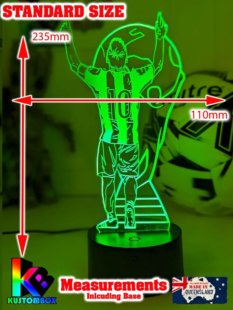 Lionel Messi Footballer Player World Cup 3D LED Night Light