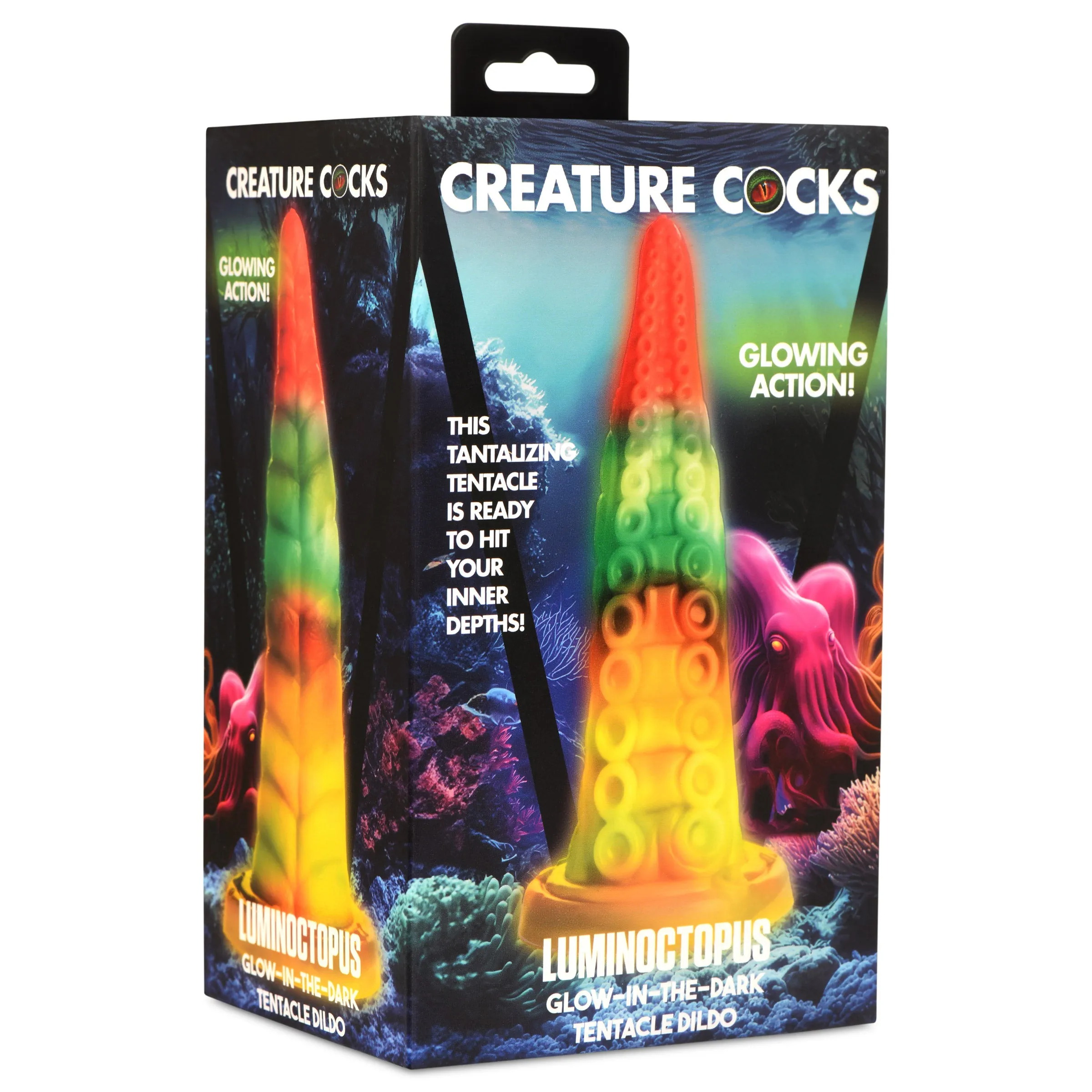 Luminoctopus Glow-in-the-dark Tentacle Dildo