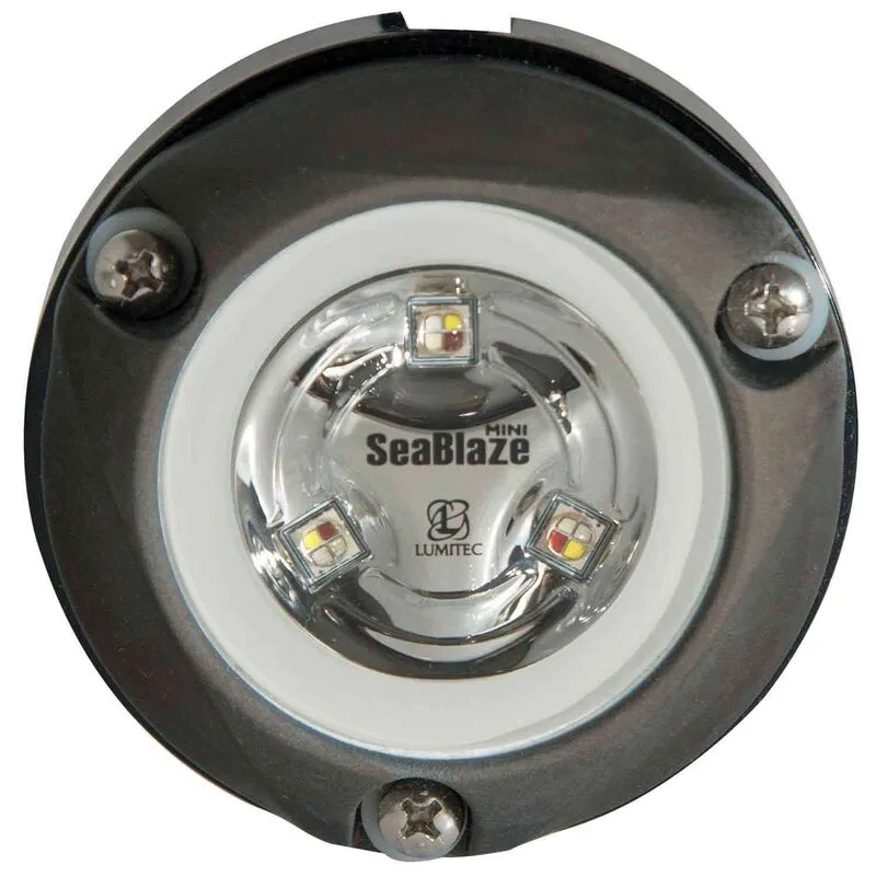 Lumitec Zambezi Mini Surface Mount Underwater Light, Spectrum Full Color