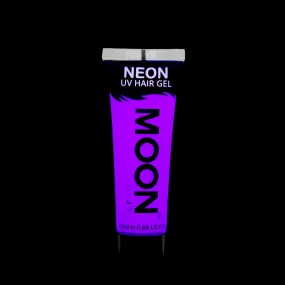 Moon Glow Neon UV Hair Gel Purple