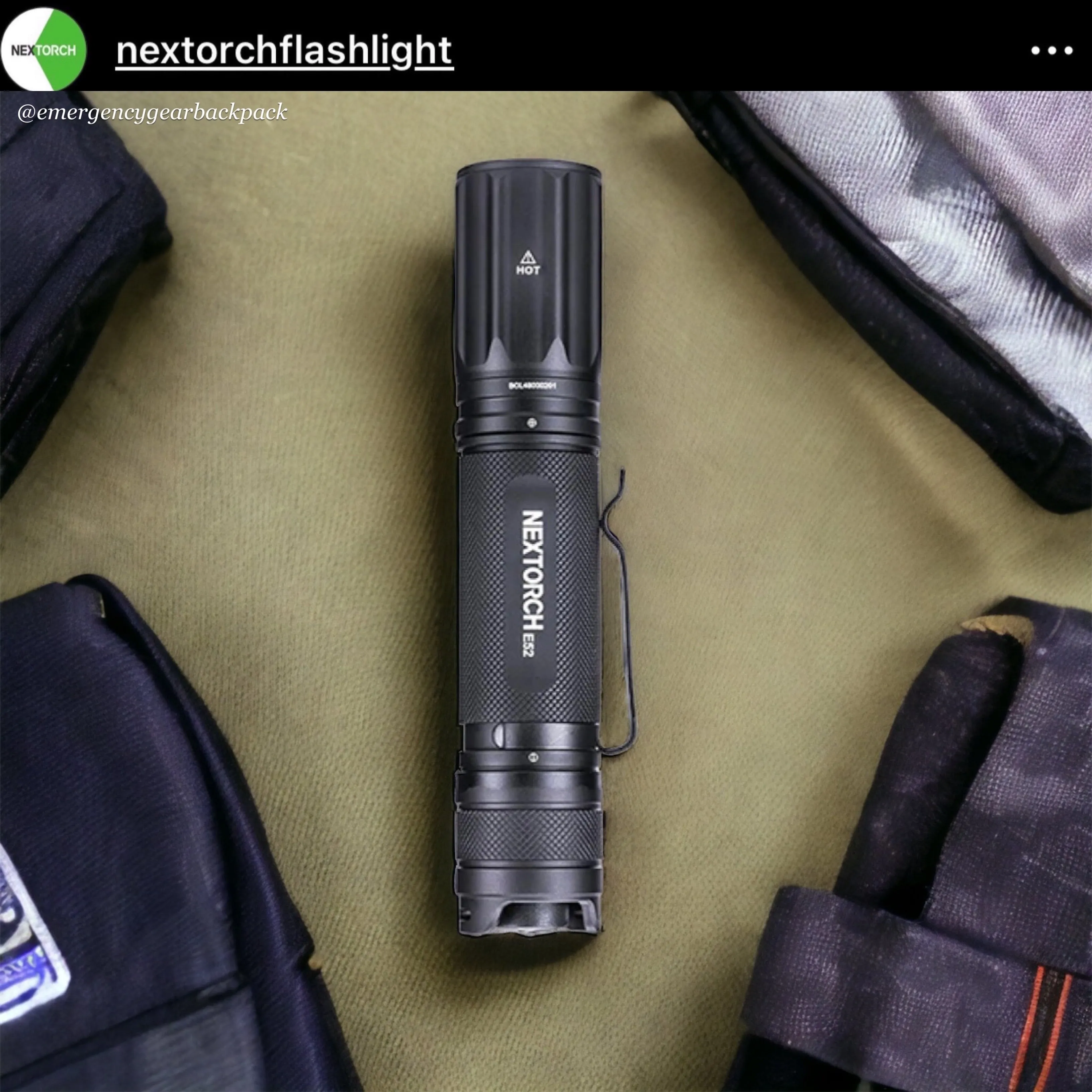 NEXTORCH E52C 3000LMS 210M Outdoor Flashlight